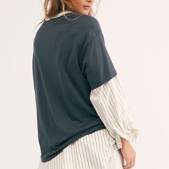 Free People Stones flower tongue Short Sleeve - Picture 3 of 6